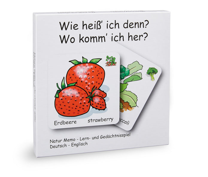 Gedächtnis-Training & Mehrgenerationenspiel: Obst & Gemüse – 72 große Bildkarten